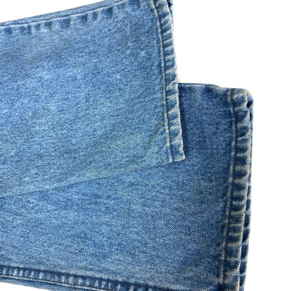 90s Authentic Exhaust Jeans Hip-hop Graffiti Denim Jeans Thrashed Ov… - Picture 10 of 12